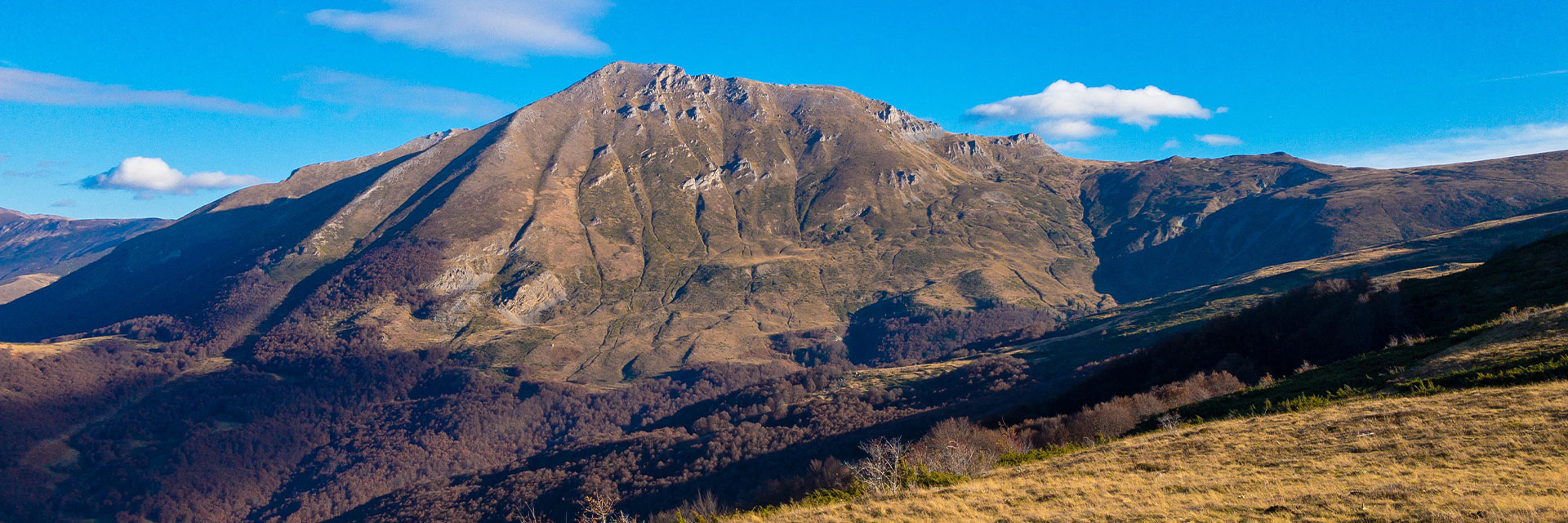 Brown and green mountains,"Kodra me rrasa", Sharr mountains, Kosovo.