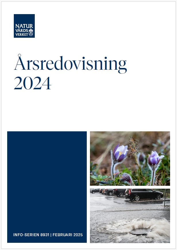 Omslag Naturvårdsverkets årsredovisning 2024