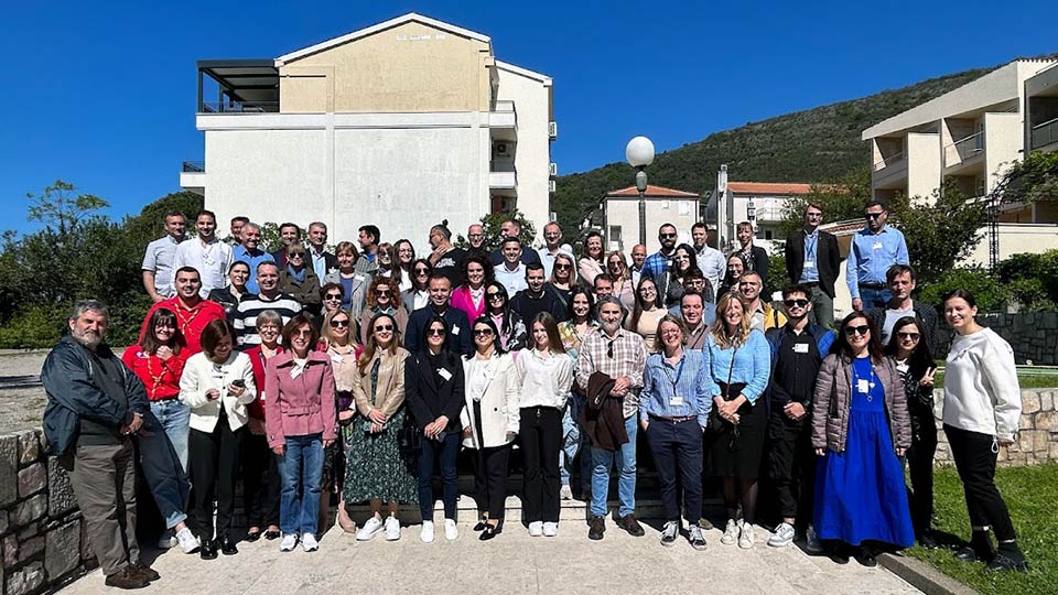 Participants of the First Regional Network meeting on Air Quality Management in Petrovac, Montenegro 2023