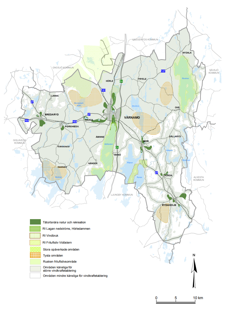 Mark- och vattenanv&auml;ndningskarta V&auml;rnamo kommun