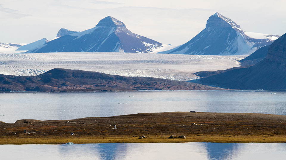 Kongsfjorden vid Ny-Ålesund, Svalbard