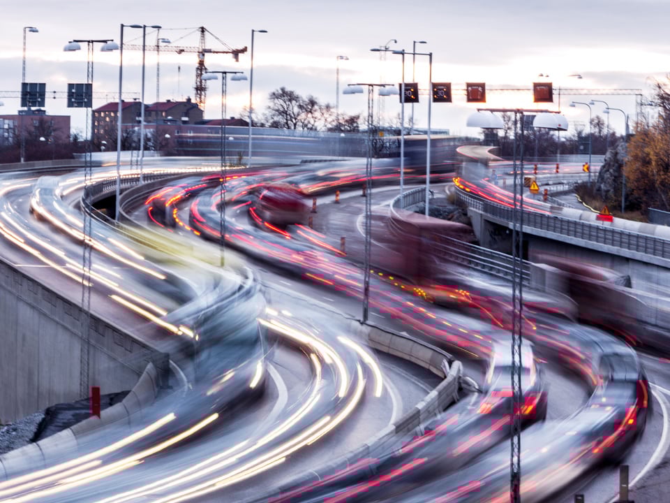Fotograf: Henrik Trygg
Bildbyrå: Johnér Trafikljus över bron i Stockholm