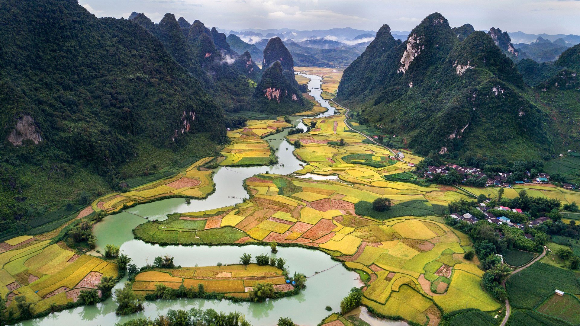 Landskap, Vietnam.